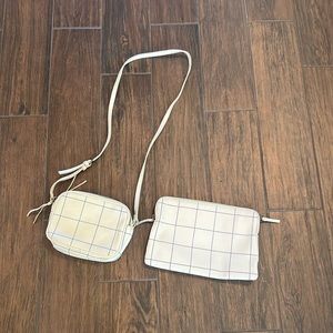 Mark and Graham crossbody purse and makeup bag
